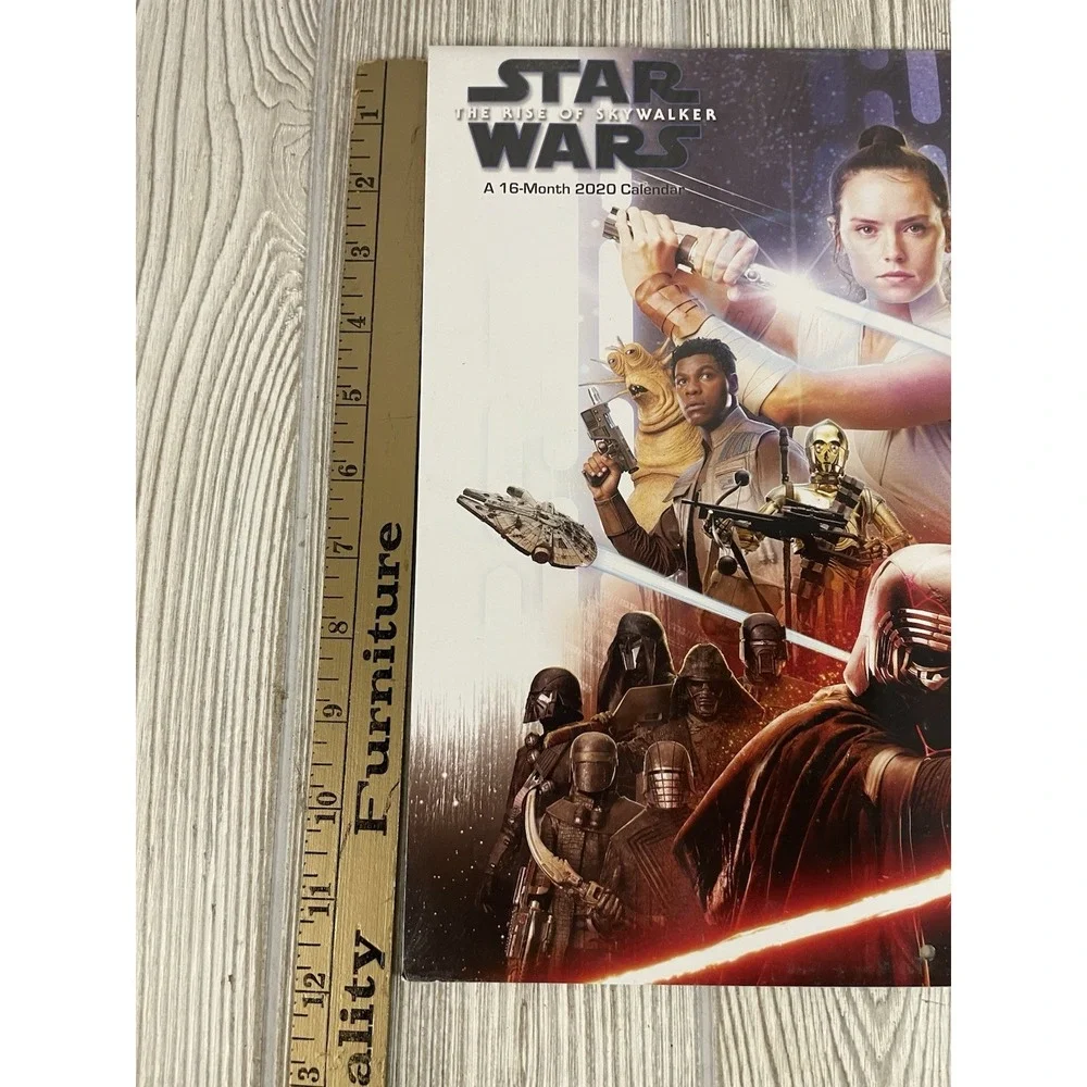 Star Wars The Rise of Skywalker 2020 Wall Calendar 16 Month DateWorks Disney NEW